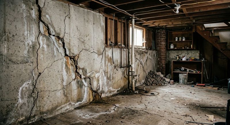 Basement Crack Repair in Epping, NH