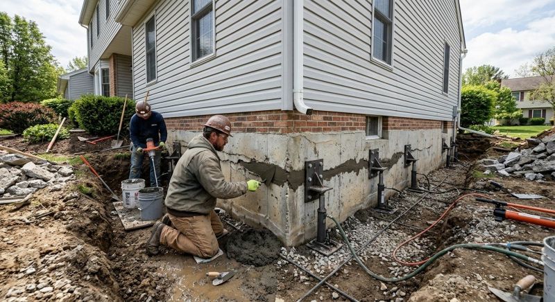 Basement Foundation Repair in Bow, NH