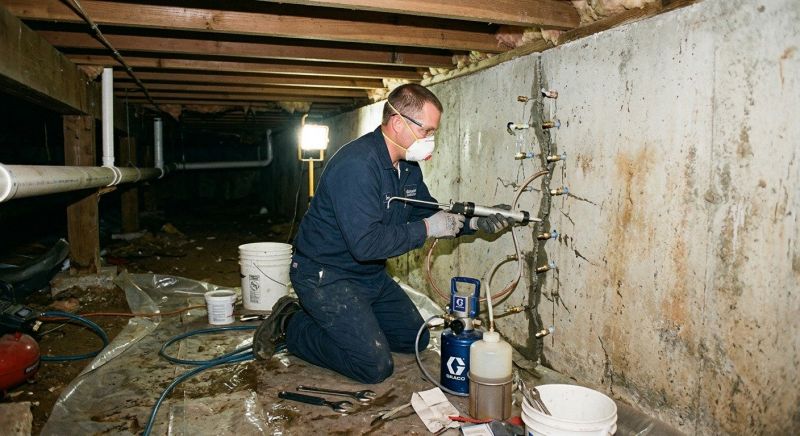 Basement Foundation Repair in Plaistow, NH
