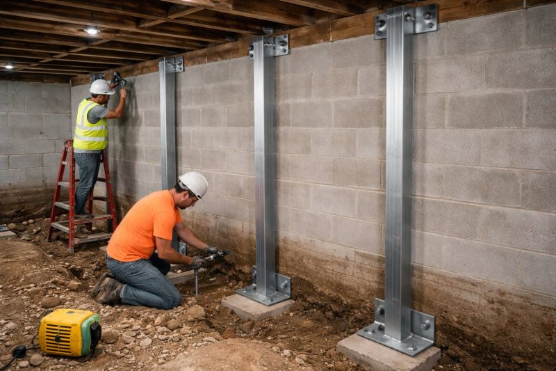Basement Stabilization in Epping, NH