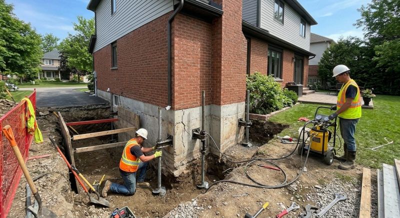 Basement Underpinning in Epping, NH