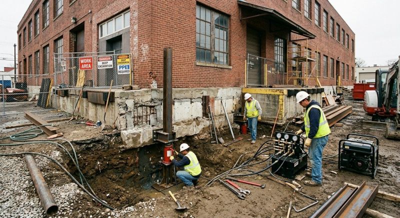 Building Foundation Repair in Hampton, NH