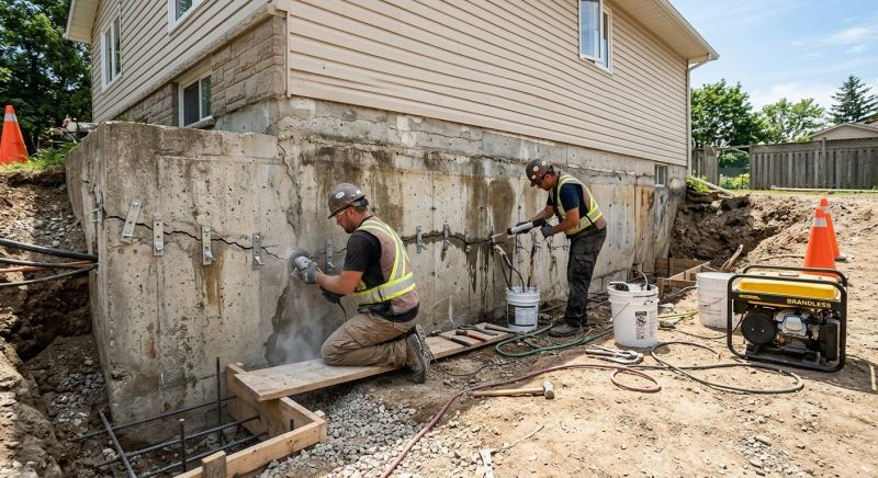 Concrete Foundation Repair in Amesbury, MA