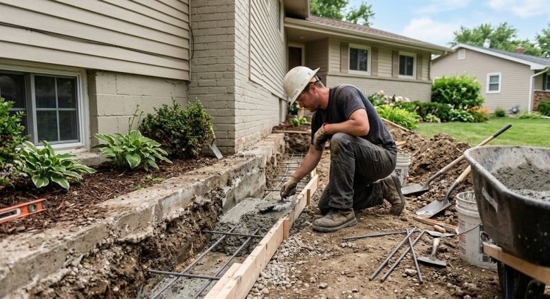 Concrete Foundation Repair in Derry, NH