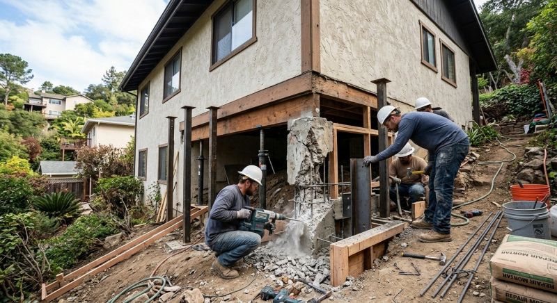 Concrete Foundation Repair in Salisbury, MA
