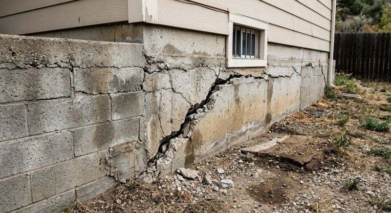 Cracked Foundation Repair in Auburn, NH