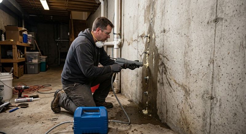 Cracked Foundation Repair in Strafford, NH