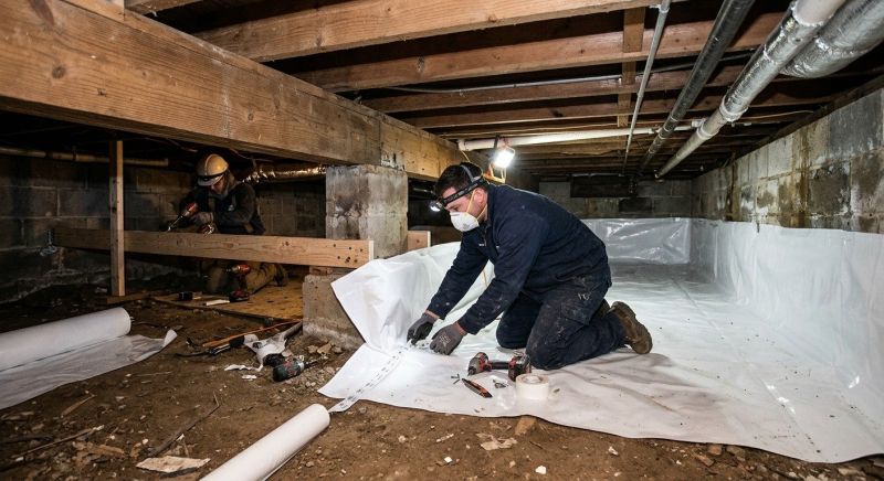 Crawl Space Leveling in Epping, NH