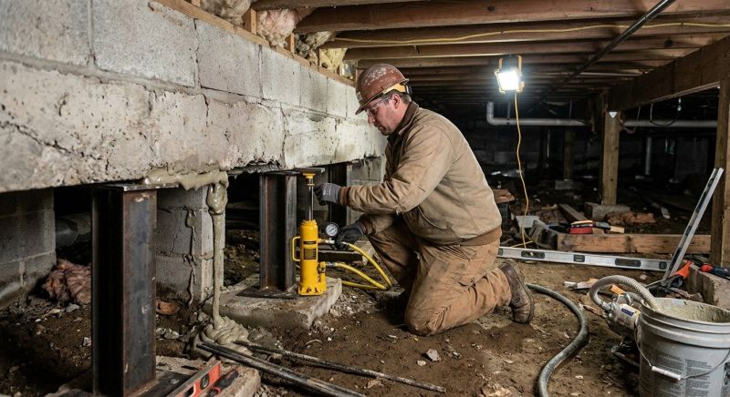 Crawlspace Foundation Repair in Derry, NH