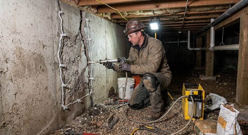 Crawlspace Foundation Repair in Epping, NH