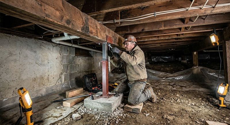 Crawlspace Foundation Repair in Londonderry, NH
