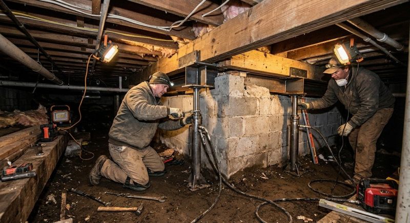 Crawlspace Foundation Repair in Salem, NH