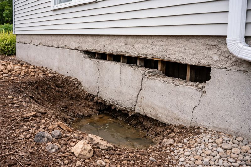 Foundation Damage Repair in Bow, NH