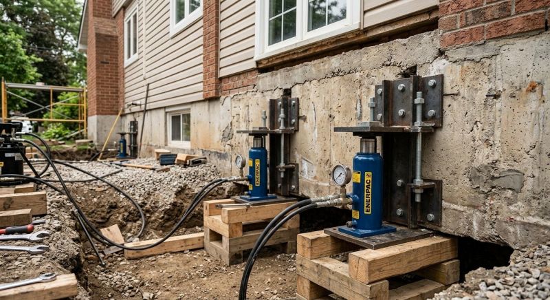 Foundation Jacking in Center Barnstead, NH