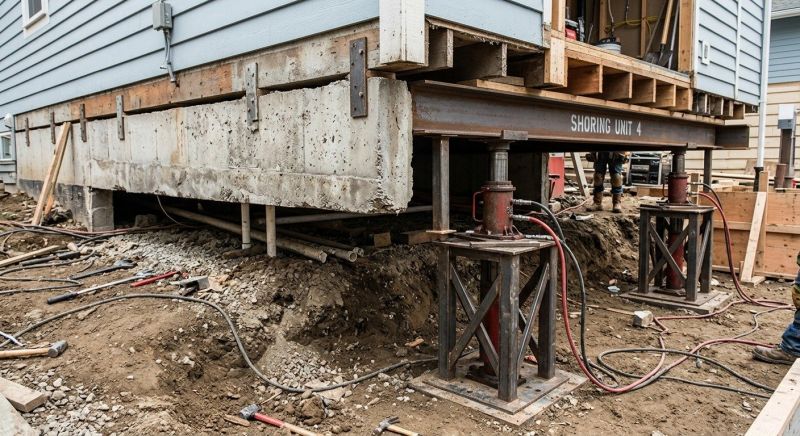 Foundation Jacking in Derry, NH