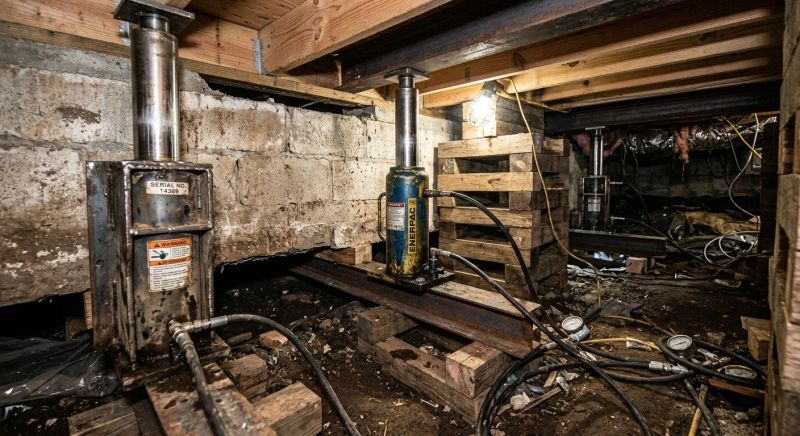 Foundation Jacking in Exeter, NH