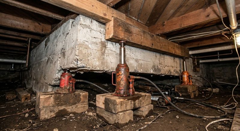 Foundation Jacking in Methuen, MA