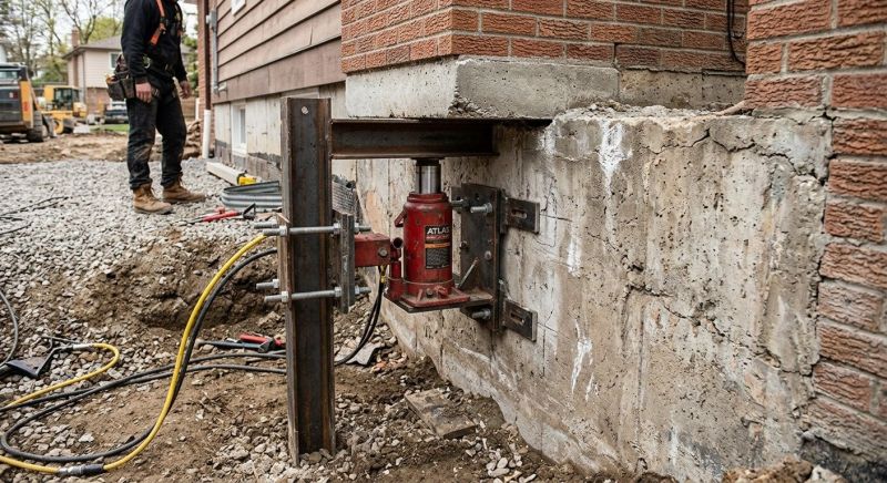 Foundation Jacking in Newburyport, MA
