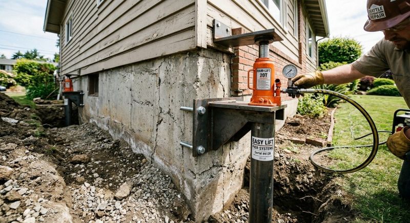 Foundation Lifting in Auburn, NH
