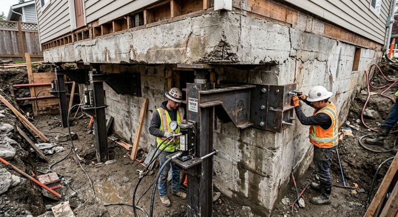 Foundation Lifting in Epsom, NH