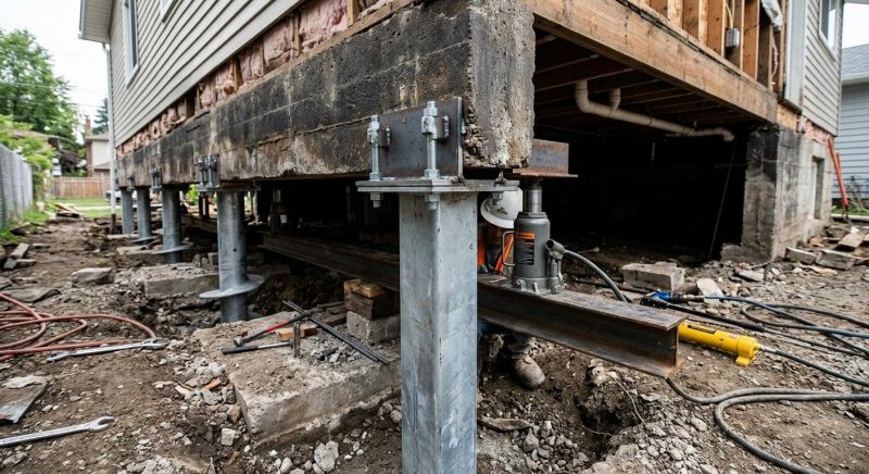Foundation Raising in Northwood, NH