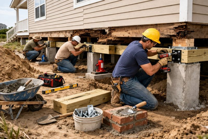 Foundation Raising in Seabrook, NH