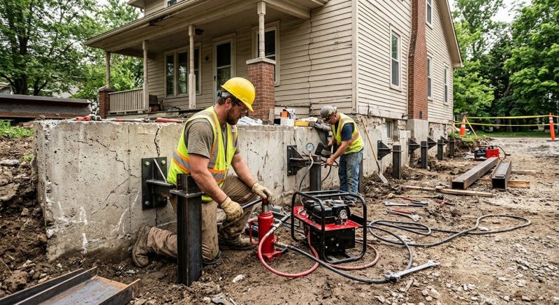 Foundation Stabilizing in Dover, NH