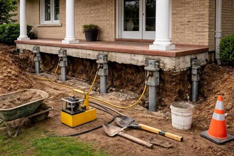 Foundation Stabilizing in Groveland, MA