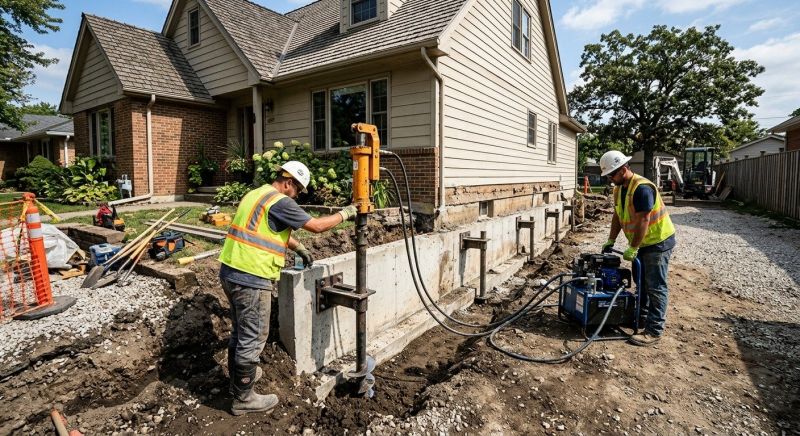 Foundation Stabilizing in Epping, NH