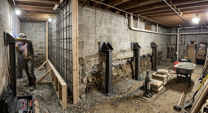 Foundation Stabilizing in North Berwick, ME