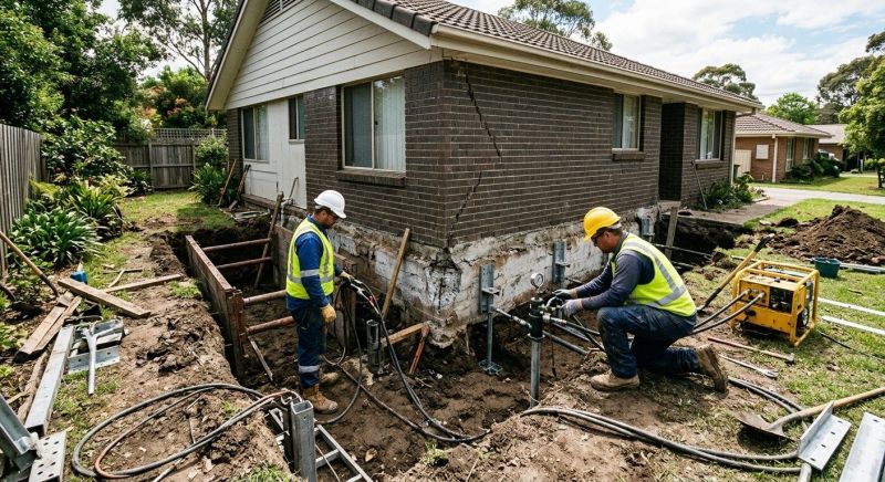 Foundation Stabilizing in Pelham, NH