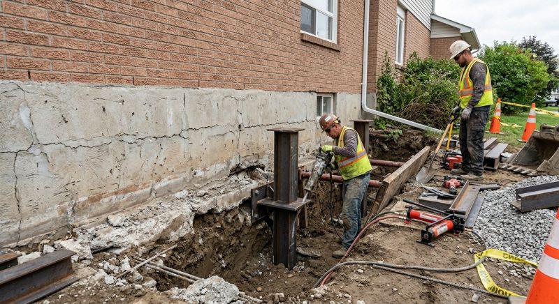 Foundation Structural Repair in Danville, NH