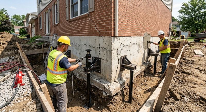 Foundation Structural Repair in Methuen, MA