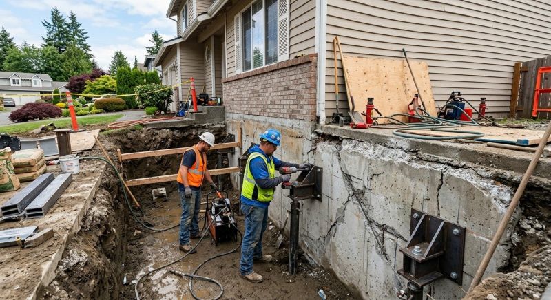 Foundation Structural Repair in Salisbury, MA