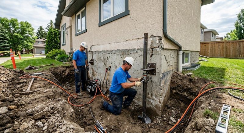 Helical Piers Installation in Epping, NH