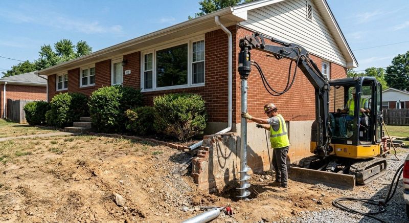 Helical Pile Installation in Epping, NH