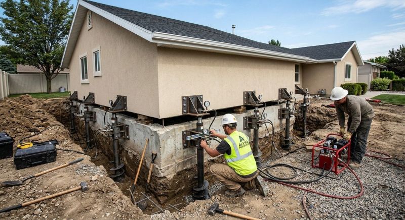House Foundation Leveling in Epping, NH
