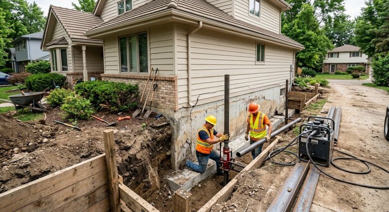 House Foundation Repair in Durham, NH
