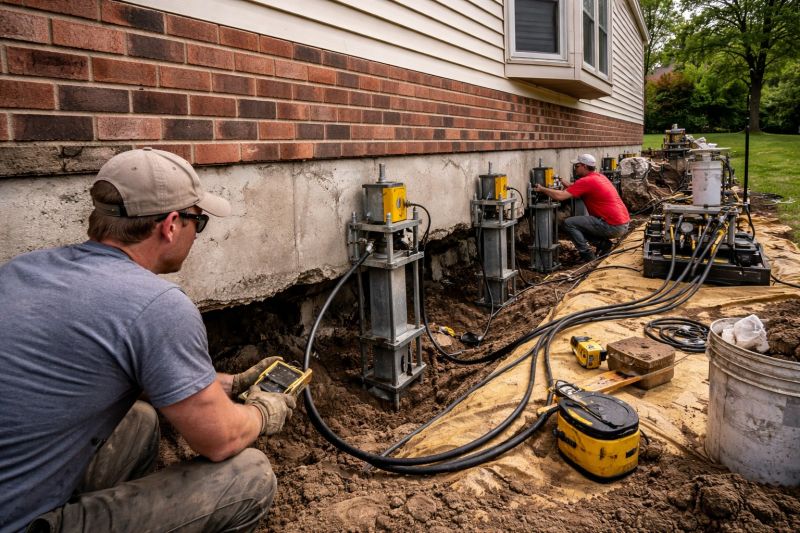 Settling Foundation Service in Haverhill, MA