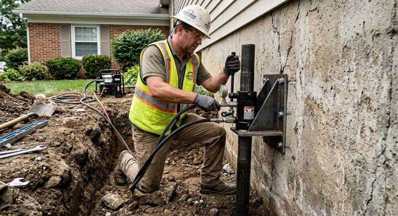 Settling Foundation Service in Hooksett, NH