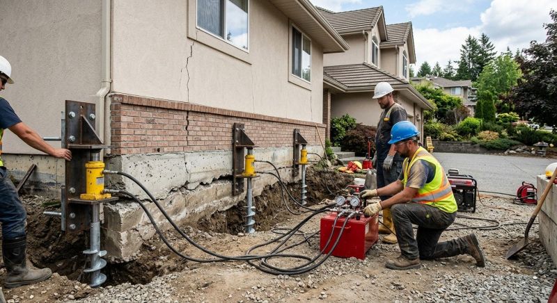 Sinking Foundation Lifting in Epping, NH