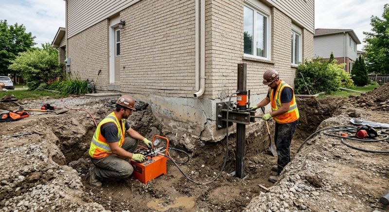Sinking Foundation Lifting in Epping, NH