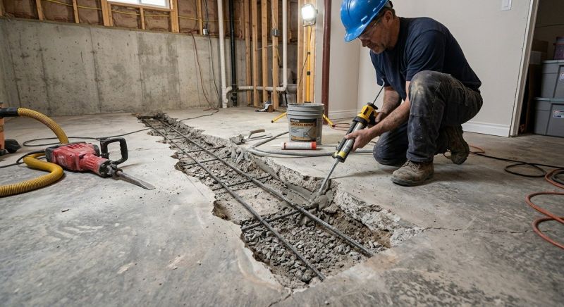 Slab Foundation Repair in Epping, NH
