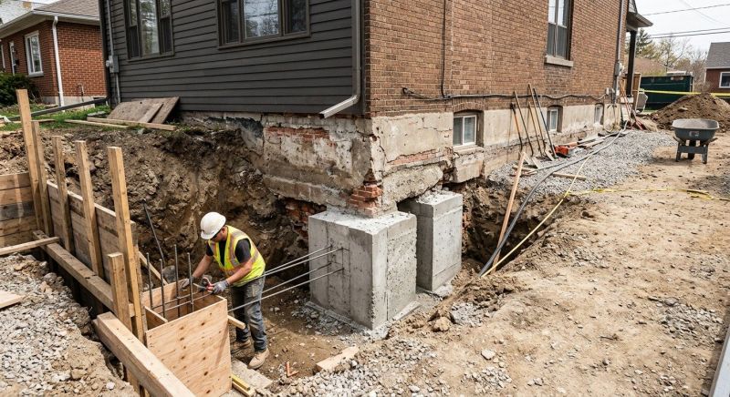 Structural Underpinning in Epping, NH