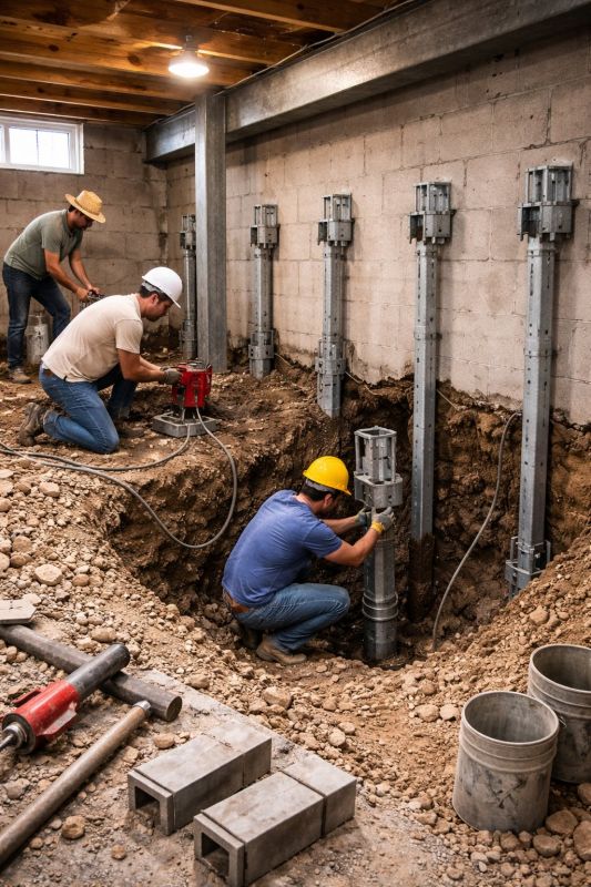 Structural Underpinning in Epping, NH
