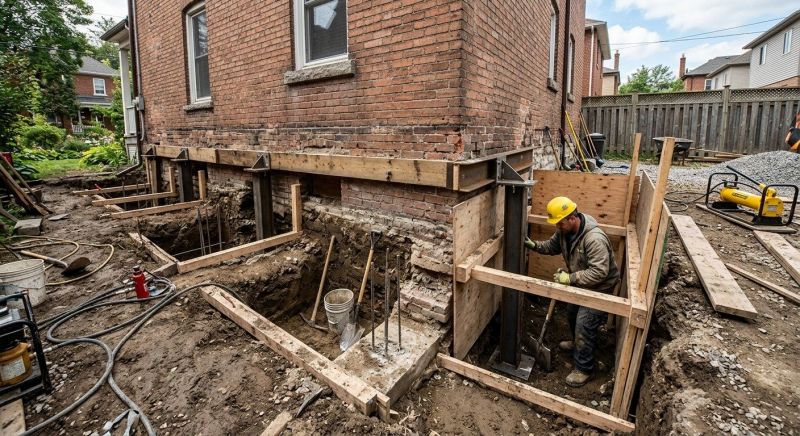 Structural Underpinning in Epping, NH