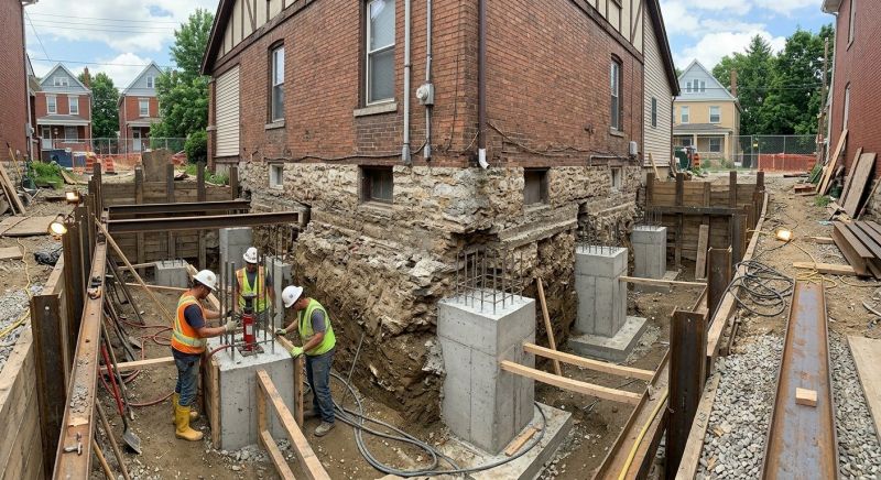 Structural Underpinning in Epping, NH